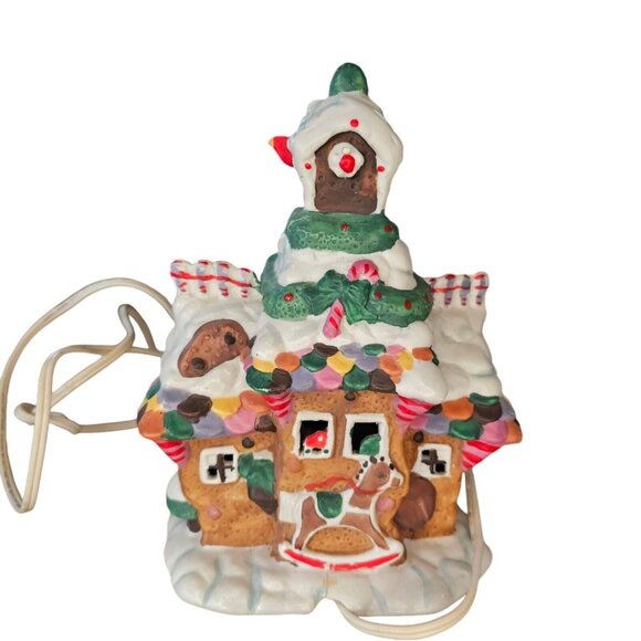1992 Giny Plum Puddin' Place,‎ Meeting Gingerbread House Christmas Village Light - Picture 9 of 15